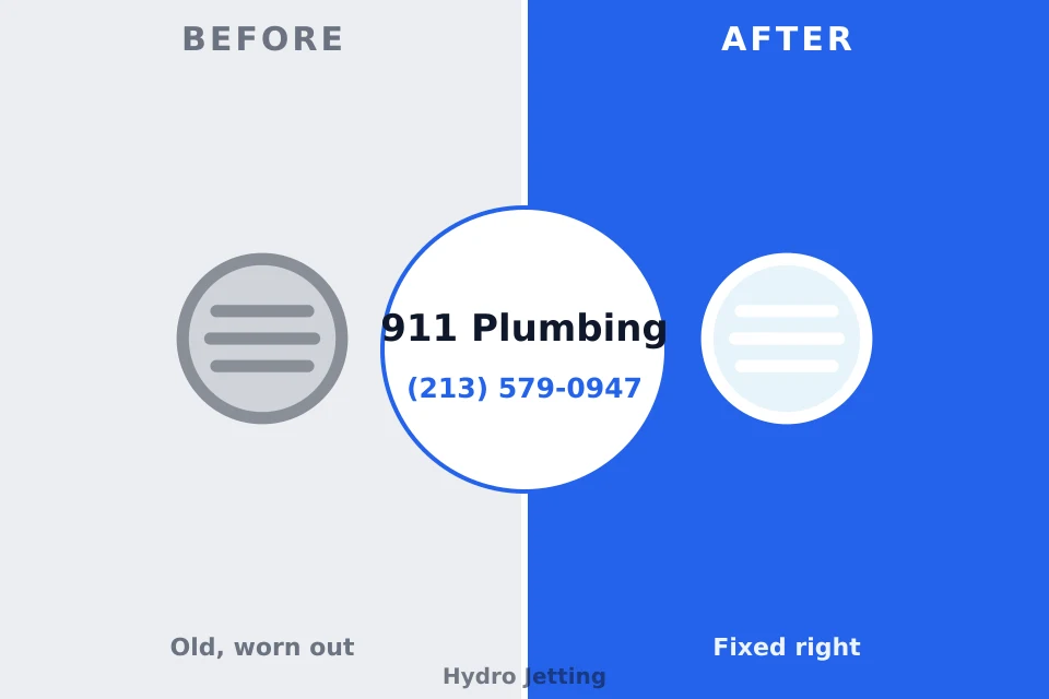 Before and after: plumbing repair Fort Ashby, WV